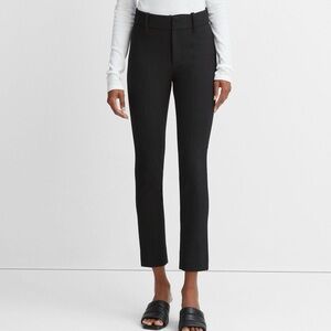 Vince Black High-Waisted Cigarette Pants